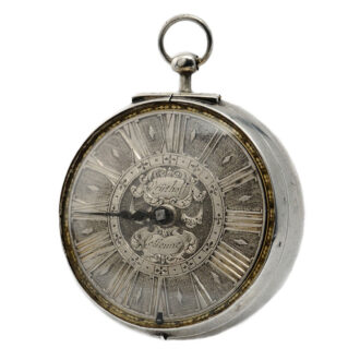 Dutch one-handed pair cased verge pocket watch Circa 1680