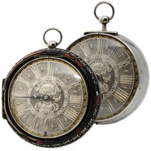 Dutch one-handed pair cased verge pocket watch Circa 1680
