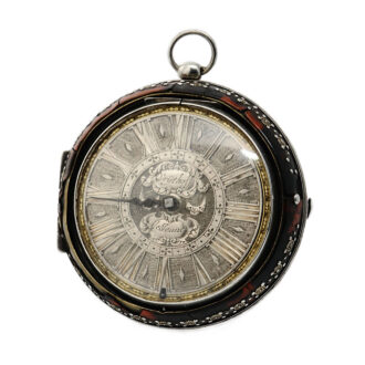 Dutch one-handed pair cased verge pocket watch Circa 1680
