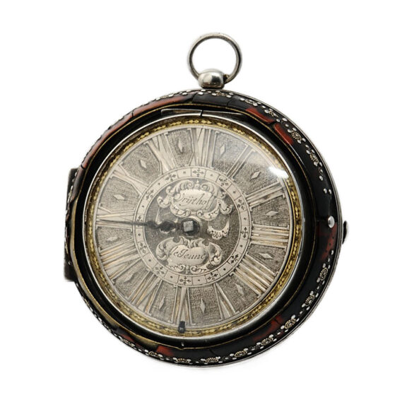 Dutch one-handed pair cased verge pocket watch Circa 1680 Dutch one-handed pair cased verge pocket watch Circa 1680