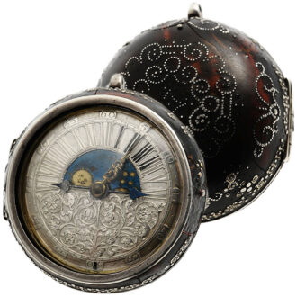 German verge watch with day and night indicator Circa 1690
