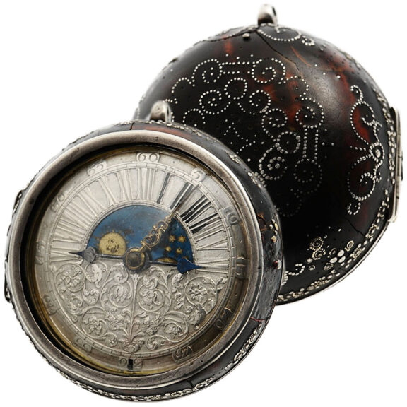 German verge watch with day and night indicator Circa 1690