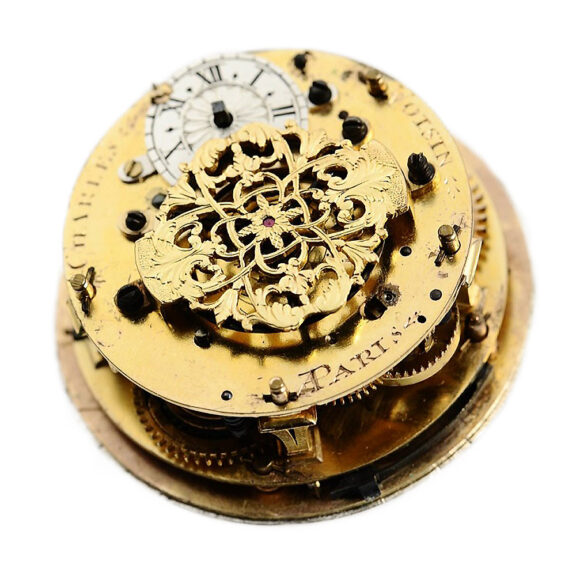 Fine French single-handed oignon watch with alarm Circa 1710 Fine French single-handed oignon watch with alarm Circa 1710