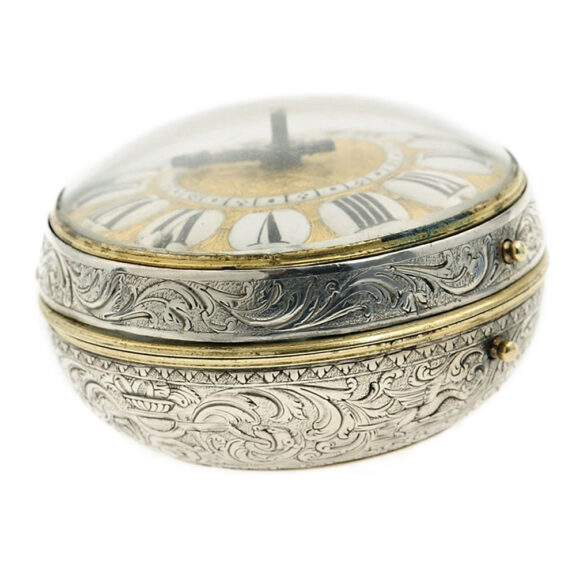 French verge pocket watch with central winding Circa 1695 French verge pocket watch with central winding Circa 1695