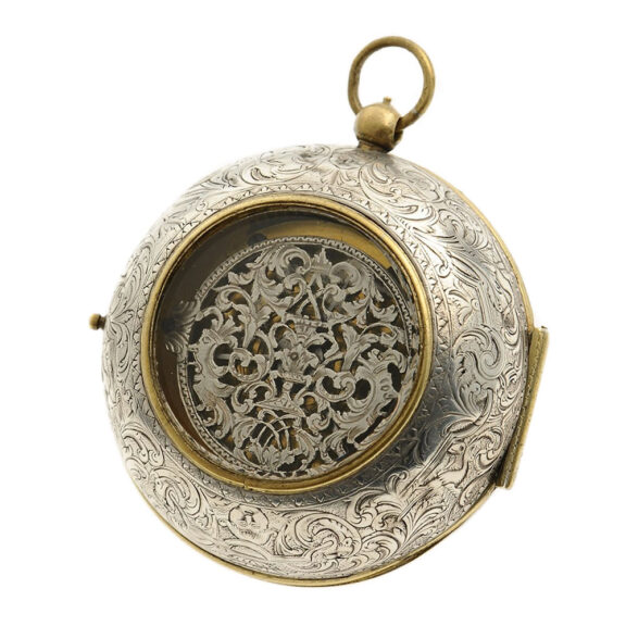 French verge pocket watch with central winding Circa 1695 French verge pocket watch with central winding Circa 1695