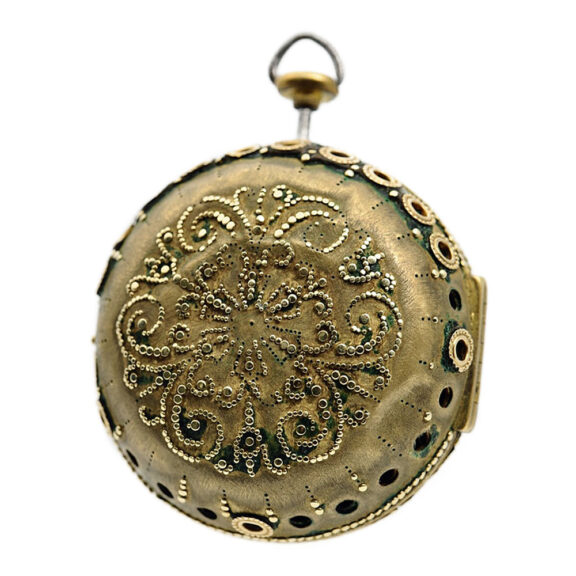 French quarter repeater with mock pendulum Circa 1700 French quarter repeater with mock pendulum Circa 1700