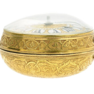 Heavy French decorative verge pocket watch Circa 1710