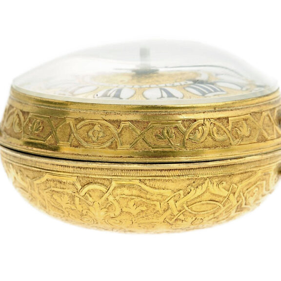 Heavy French decorative verge pocket watch Circa 1710 Heavy French decorative verge pocket watch Circa 1710