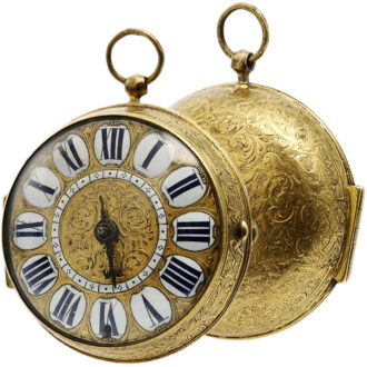 French decorative single-handed verge pocket watch Circa 1720