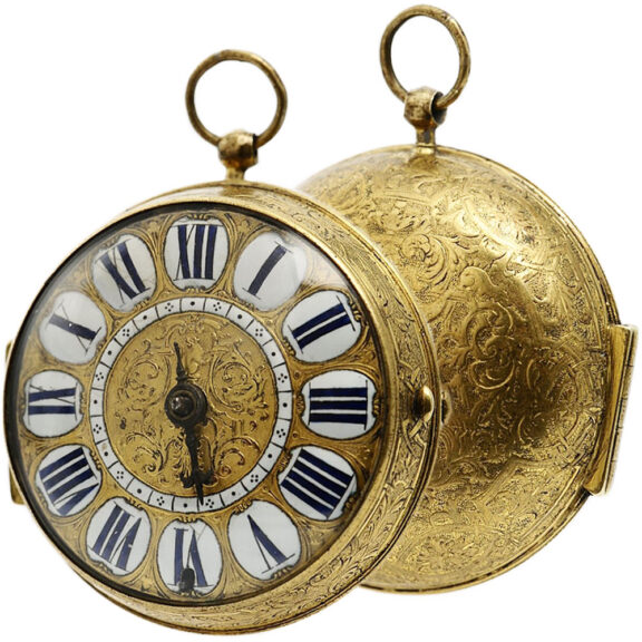 French decorative single-handed verge pocket watch Circa 1720 French decorative single-handed verge pocket watch Circa 1720