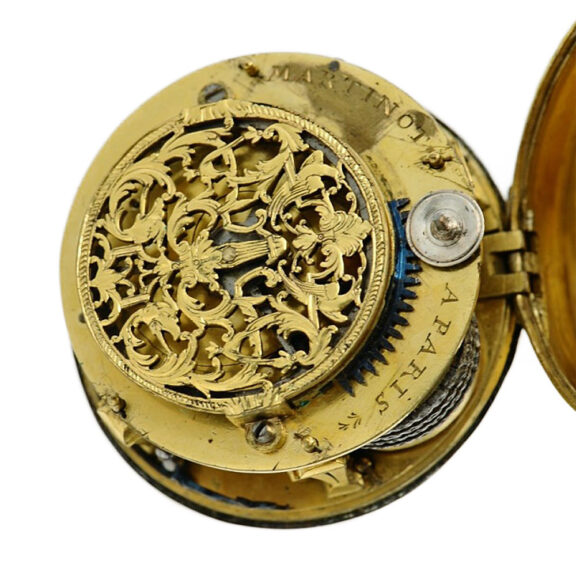 French decorative single-handed verge pocket watch Circa 1720 French decorative single-handed verge pocket watch Circa 1720