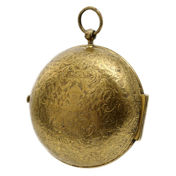 French decorative single-handed verge pocket watch Circa 1720 French decorative single-handed verge pocket watch Circa 1720