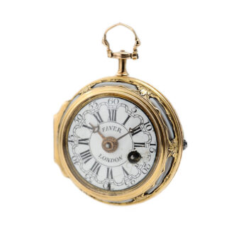 Fine and rare English decorative miniature watch Circa 1760 Fine and rare English decorative miniature watch Circa 1760