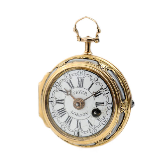 Fine and rare English decorative miniature watch Circa 1760 Fine and rare English decorative miniature watch Circa 1760