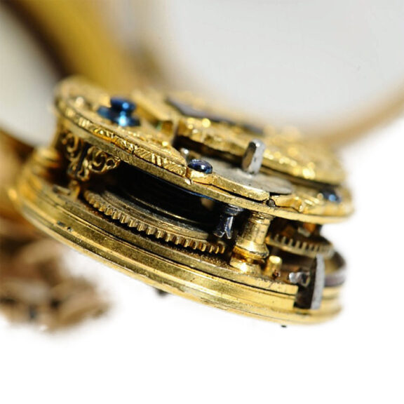 Fine and rare English decorative miniature watch Circa 1760 Fine and rare English decorative miniature watch Circa 1760
