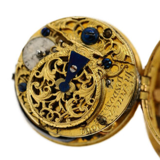 Fine and rare English decorative miniature watch Circa 1760 Fine and rare English decorative miniature watch Circa 1760