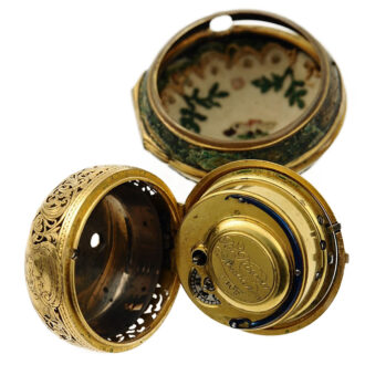 English quarter repeating pair-cased pocket watch Circa 1750
