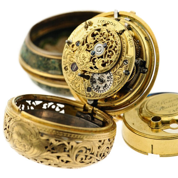 English quarter repeating pair-cased pocket watch Circa 1750 English quarter repeating pair-cased pocket watch Circa 1750