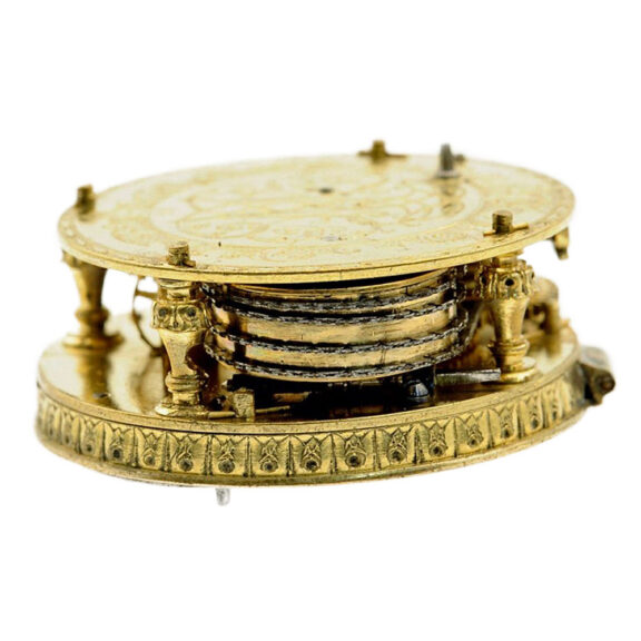 Rare Irish silver verge watch with mock pendulum Circa 1730 Rare Irish silver verge watch with mock pendulum Circa 1730