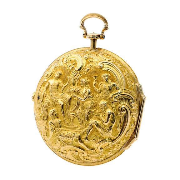Dutch decorative watch with repoussé decoration Circa 1759 Dutch decorative watch with repoussé decoration Circa 1759