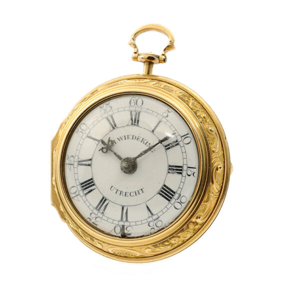 Dutch decorative watch with repoussé decoration Circa 1759 Dutch decorative watch with repoussé decoration Circa 1759