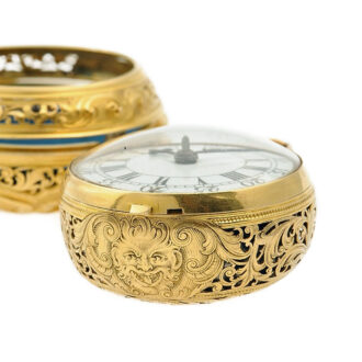English quarter repeater with repoussé decoration Circa 1742/43