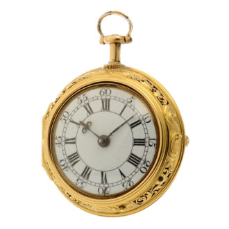 English quarter repeater with repoussé decoration Circa 1742/43