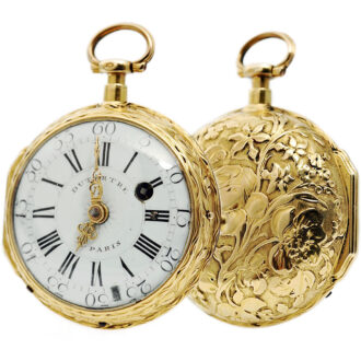 Decorative French quarter repeating à toc watch Circa 1720