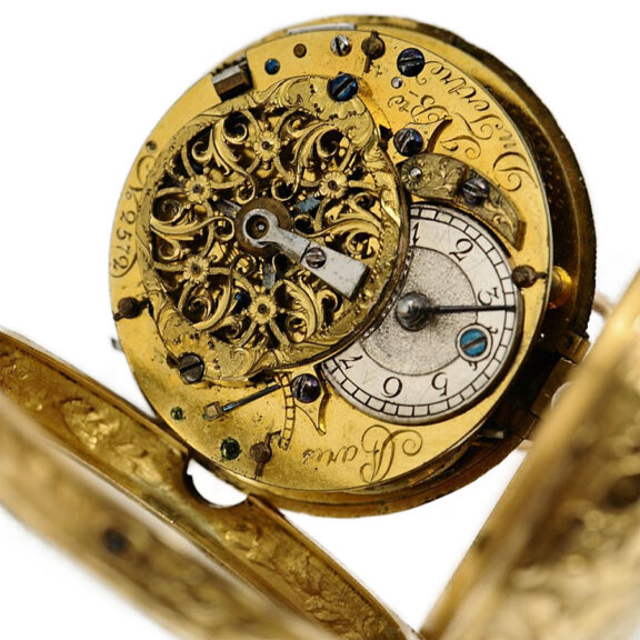 Decorative French quarter repeating à toc watch Circa 1720 Decorative French quarter repeating à toc watch Circa 1720