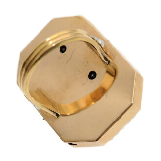 Swiss quarter repeating octagonal-shaped ring watch Circa 1800