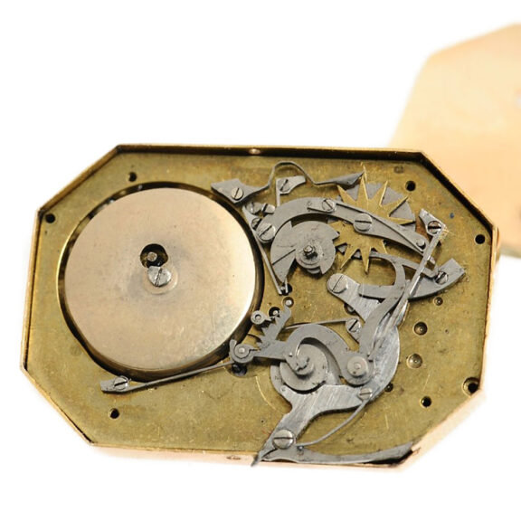 Swiss quarter repeating octagonal-shaped ring watch Circa 1800 Swiss quarter repeating octagonal-shaped ring watch Circa 1800