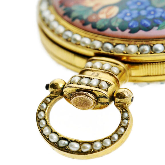 Swiss gilt duplex pocket watch for Chinese market Circa 1850 Swiss gilt duplex pocket watch for Chinese market Circa 1850
