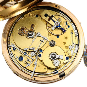 Swiss exquisite repeating musical pocket watch Circa 1820