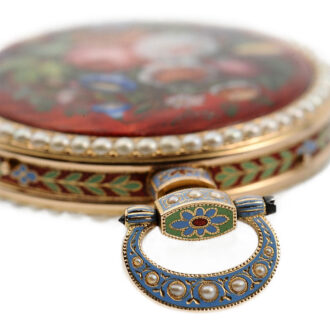 Swiss exquisite repeating musical pocket watch Circa 1820