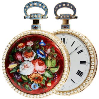 Swiss exquisite repeating musical pocket watch Circa 1820