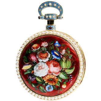 Swiss exquisite repeating musical pocket watch Circa 1820