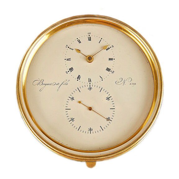 Swiss marine chronometer watch in mahogany box Circa 1828 Swiss marine chronometer watch in mahogany box Circa 1828