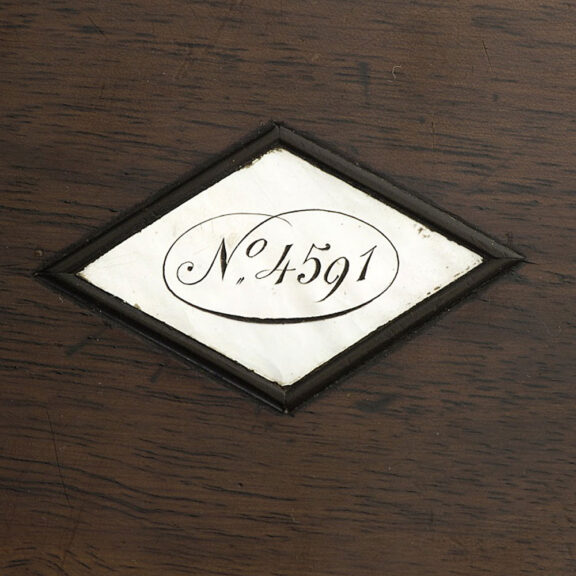 Swiss marine chronometer watch in mahogany box Circa 1828 Swiss marine chronometer watch in mahogany box Circa 1828