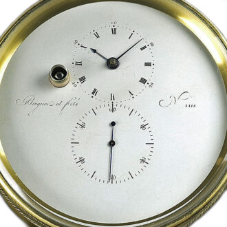 French large ship's chronometer in mahogany box Circa 1829