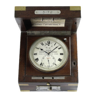 Swiss deck chronometer with 56-hour power reserve Circa 1937 Swiss deck chronometer with 56-hour power reserve Circa 1937