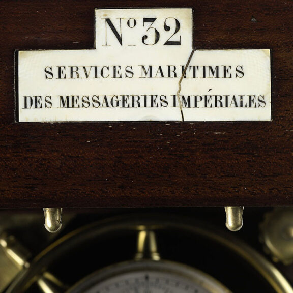 French deck watch with 49-hour power reserve indicator Circa 1853 French deck watch with 49-hour power reserve indicator Circa 1853