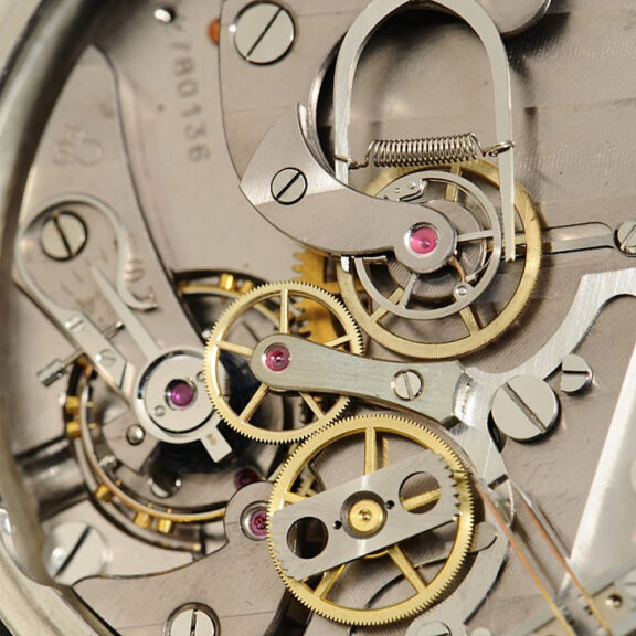 Rare Swiss deck watch with split-seconds chronograph Circa 1952 Rare Swiss deck watch with split-seconds chronograph Circa 1952
