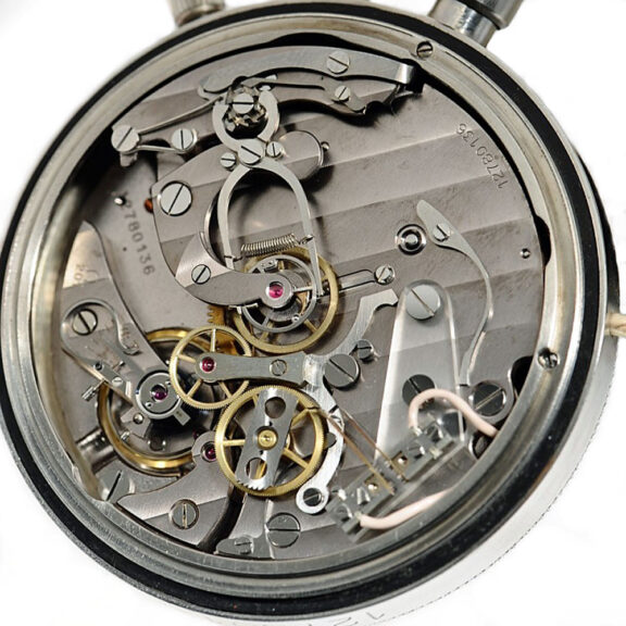 Rare Swiss deck watch with split-seconds chronograph Circa 1952 Rare Swiss deck watch with split-seconds chronograph Circa 1952