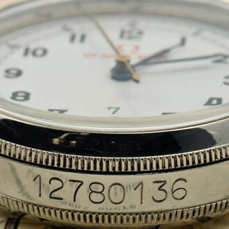 Rare Swiss deck watch with split-seconds chronograph Circa 1952