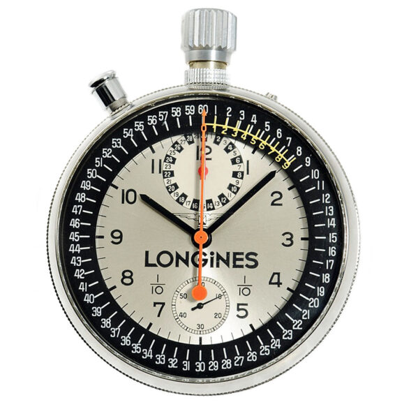 Swiss heavy 1/10th split second chronograph Circa 1965