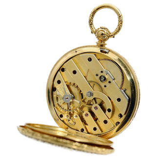 Swiss exceptionally gold watch for Chinese market Circa 1870