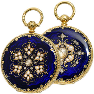 Swiss exceptionally gold watch for Chinese market Circa 1870