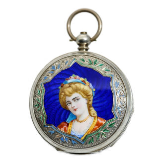 Swiss silver watch made for the Chinese market Circa 1895
