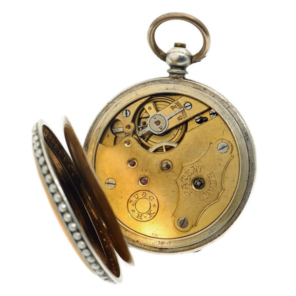Swiss silver enamel watch for the Chinese market Circa 1895 Swiss silver enamel watch for the Chinese market Circa 1895