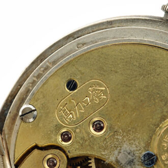Swiss silver enamel watch for the Chinese market Circa 1895